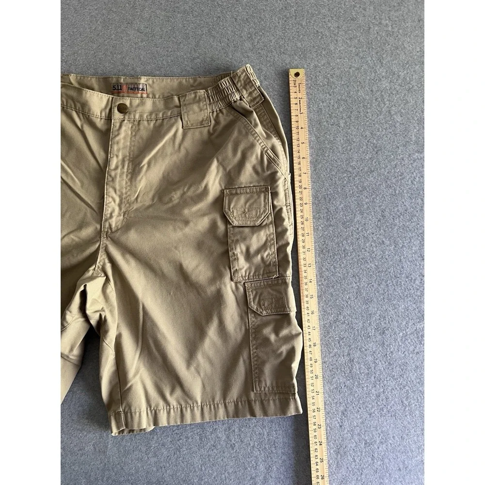 5.11 Tactical Shorts Men 40 Taclite Pro Ripstop Khaki Cargo Utility Work Outdoor